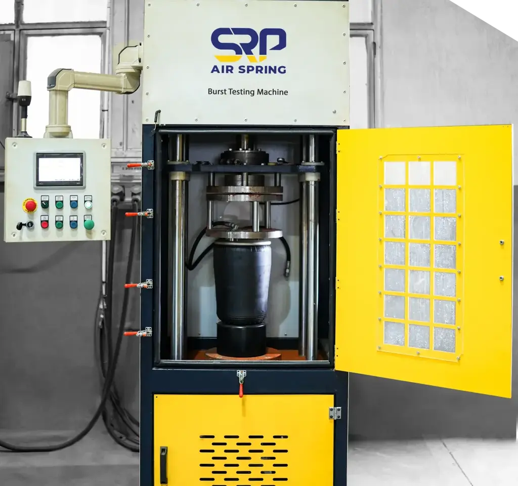 Air spring burst testing mechine