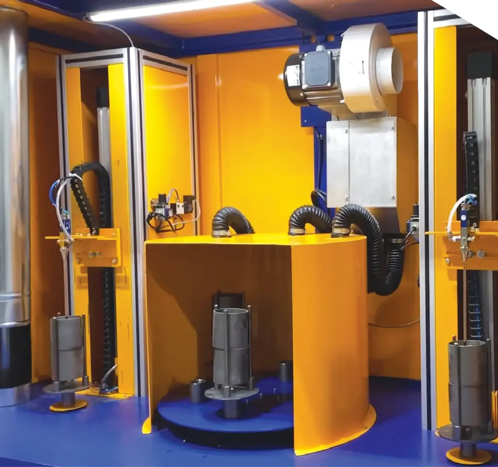 Automatic chemical curing line
