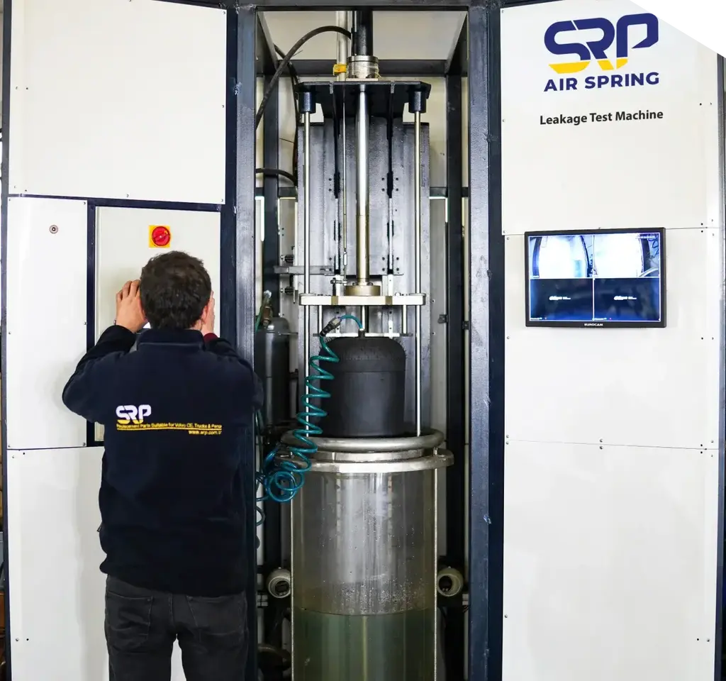 Air spring leakage test machine